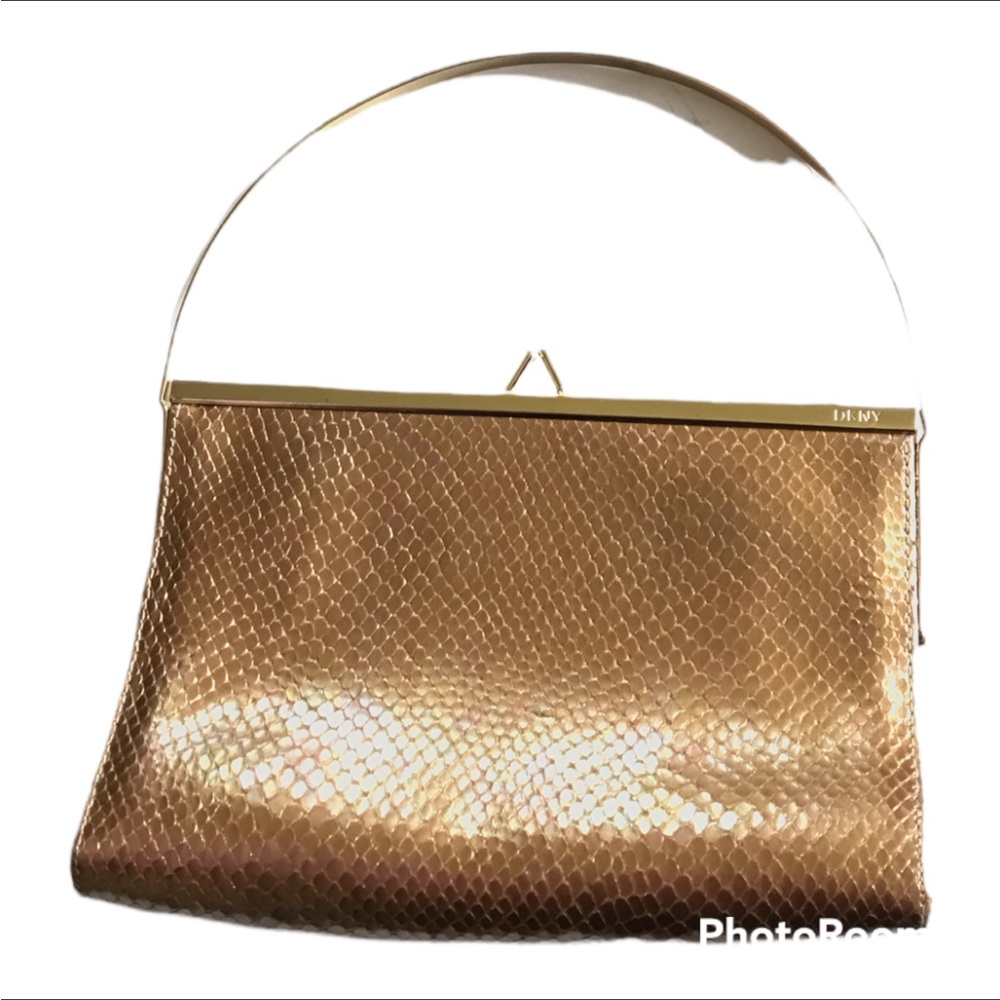 DKNY GOLD CLUTCH